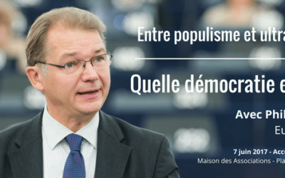Rencontre-débat avec Philippe Lamberts: Entre populisme et ultralibéralisme, quelle démocratie en Europe?